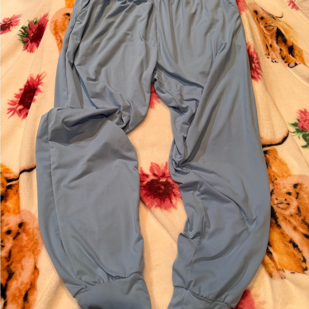 Light Blue Women's Track Pants